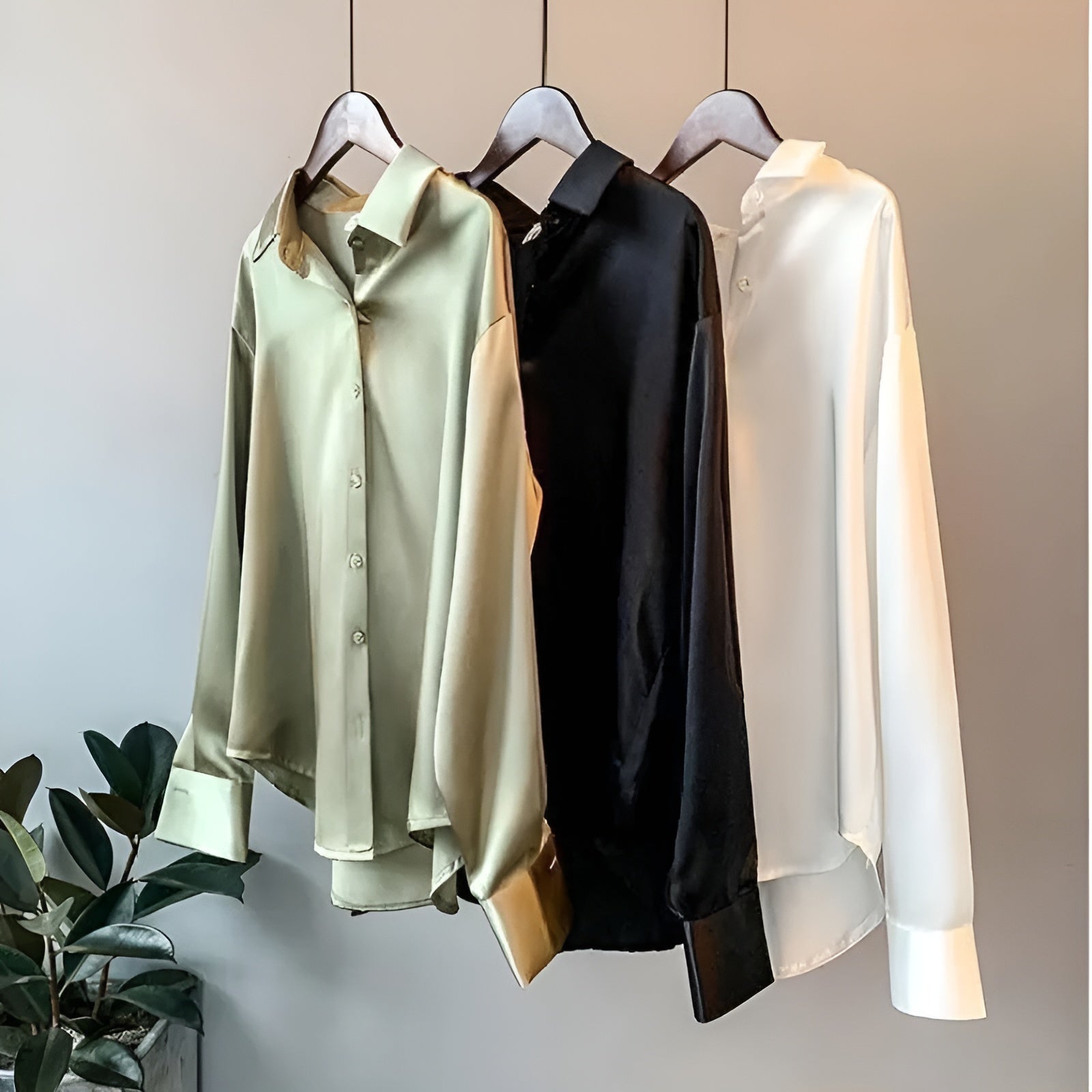 Monique™ | Satin shirt
