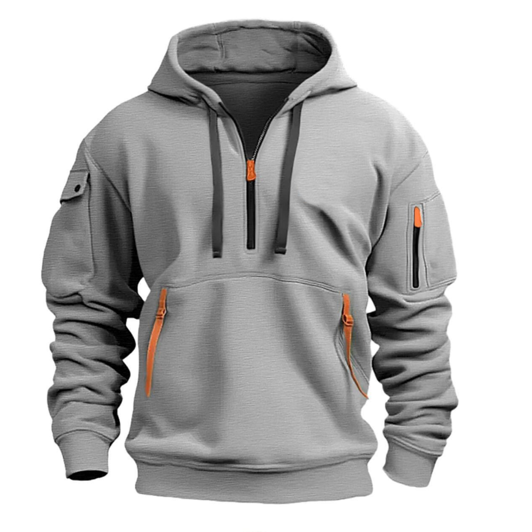 Ludomir™ | Long Sleeve Multi Pocket Hoodie