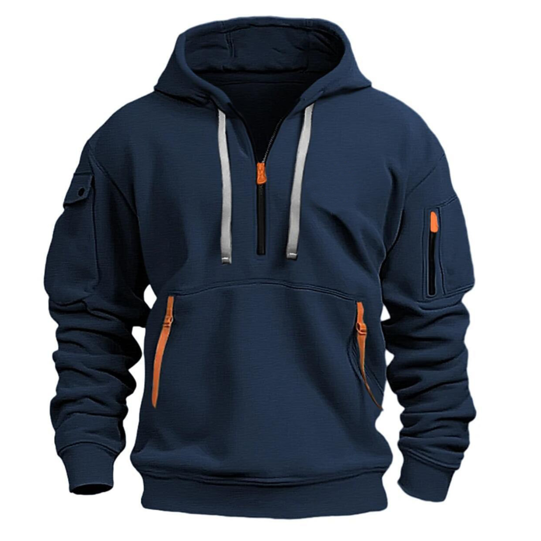Ludomir™ | Long Sleeve Multi Pocket Hoodie