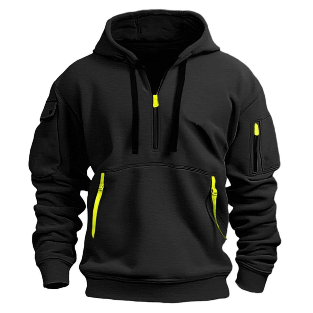 Ludomir™ | Long Sleeve Multi Pocket Hoodie