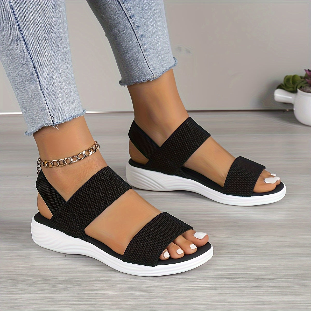 Lucie-Claire™ | Malanda Orthopedic Stretch Sandals
