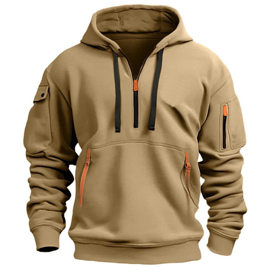 Ludomir™ | Long Sleeve Multi Pocket Hoodie