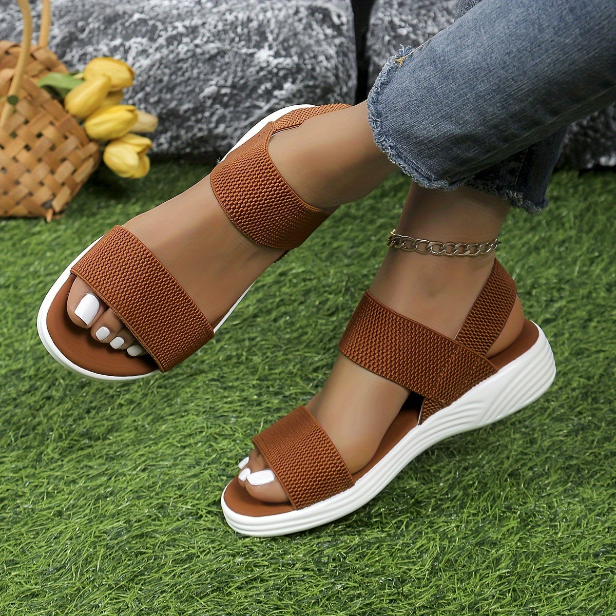 Lucie-Claire™ | Malanda Orthopedic Stretch Sandals