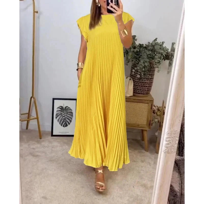 Lara Pleated Dress