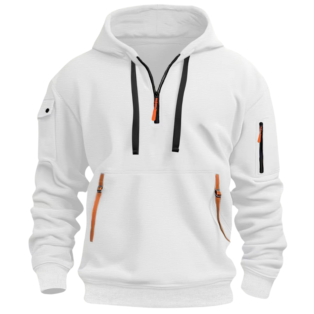 Ludomir™ | Long Sleeve Multi Pocket Hoodie
