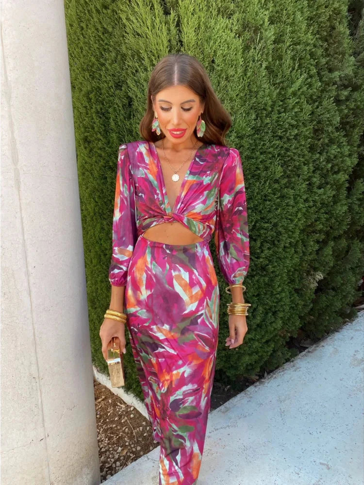 Lily Colorful Maxi Dress
