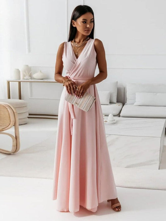 Nina Maxi Dress with V-neck
