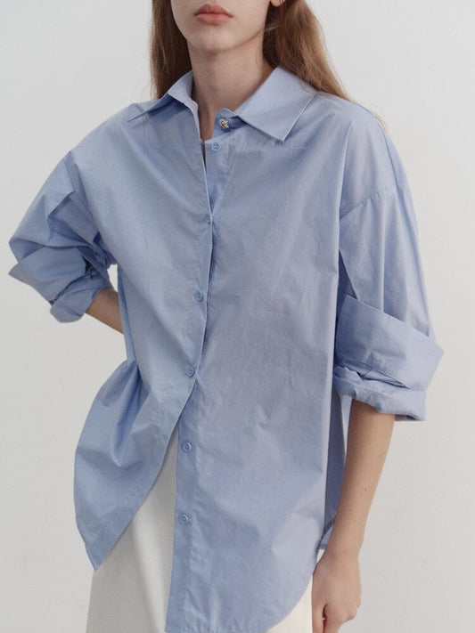 Maya™ - Minimalist Oversized Relaxed Shirt