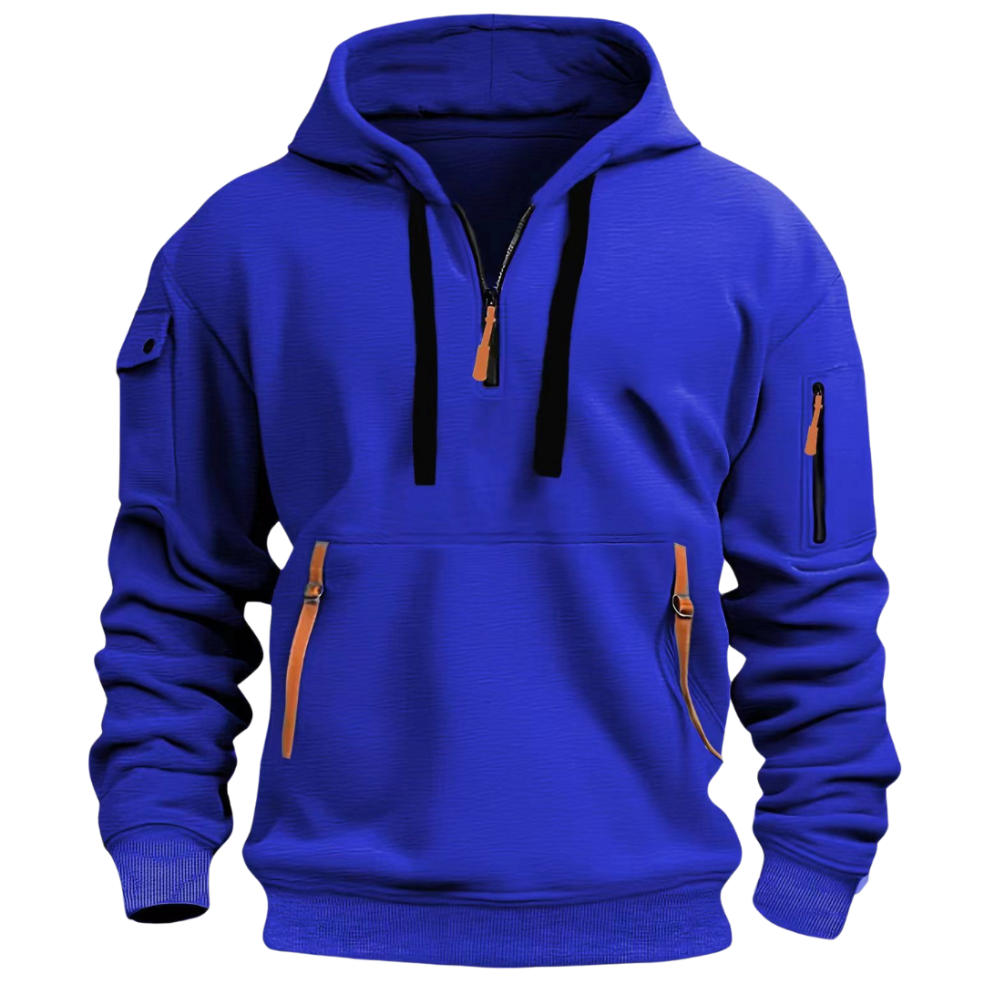 Ludomir™ | Long Sleeve Multi Pocket Hoodie