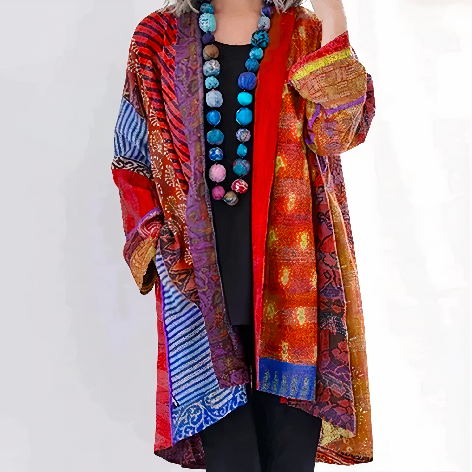 Hazel | Boho Print Vest
