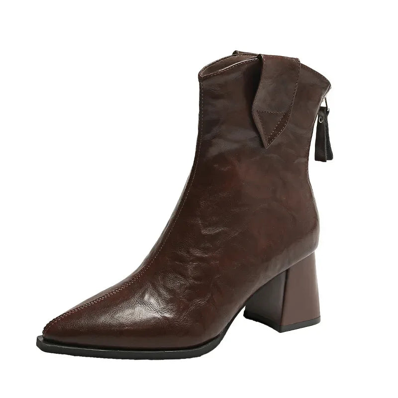 Vintage High Heel Chelsea Boots