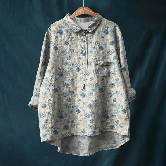 Lucie™ | Elegant Women's Floral Shirt