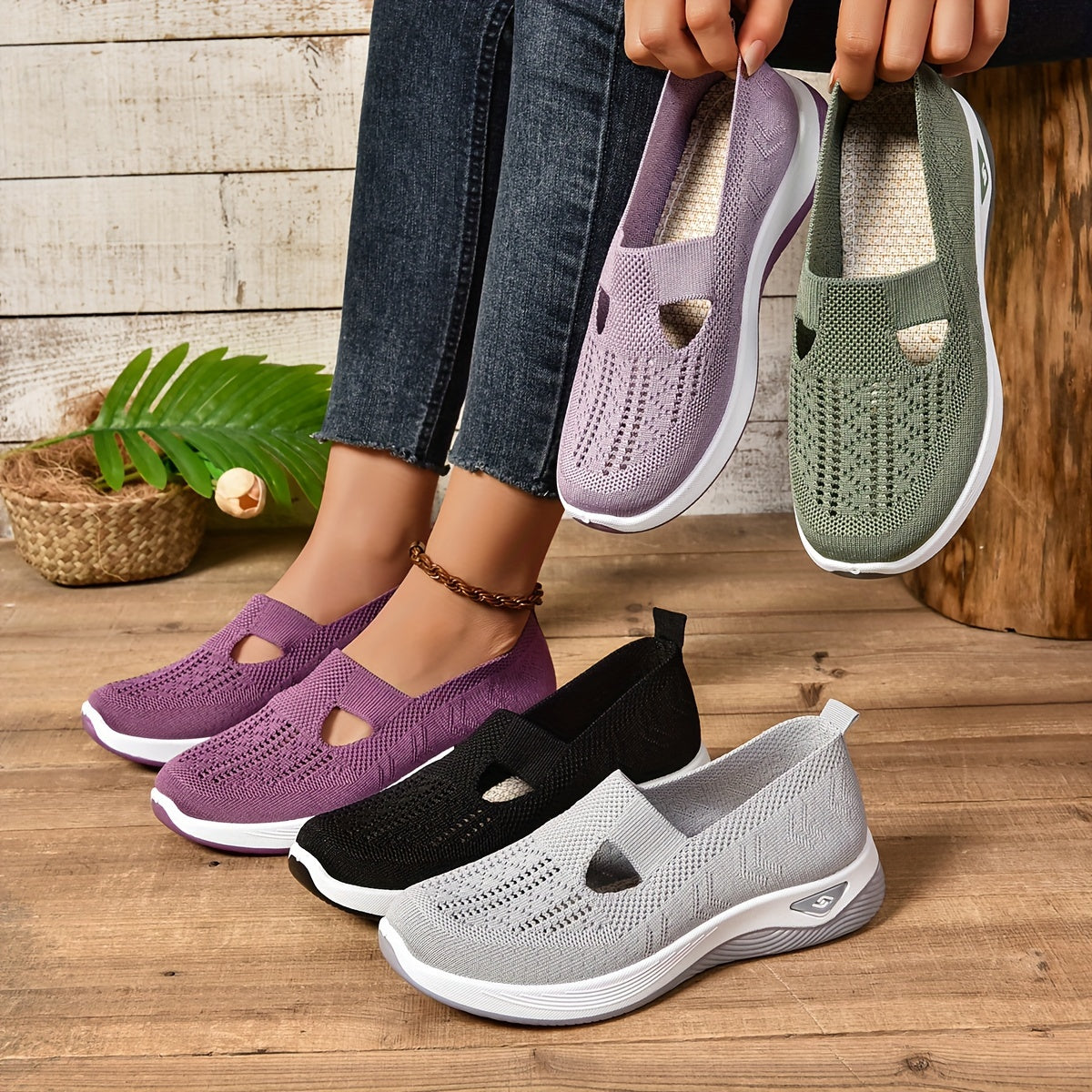 Lucie-Claire™ | Rosie Orthopedic Slip-On Shoes