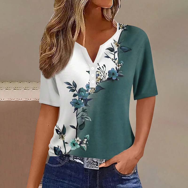 Anne Vintage Floral Blouse