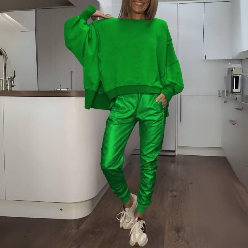 Tomasa™ | Satin Sweater Set