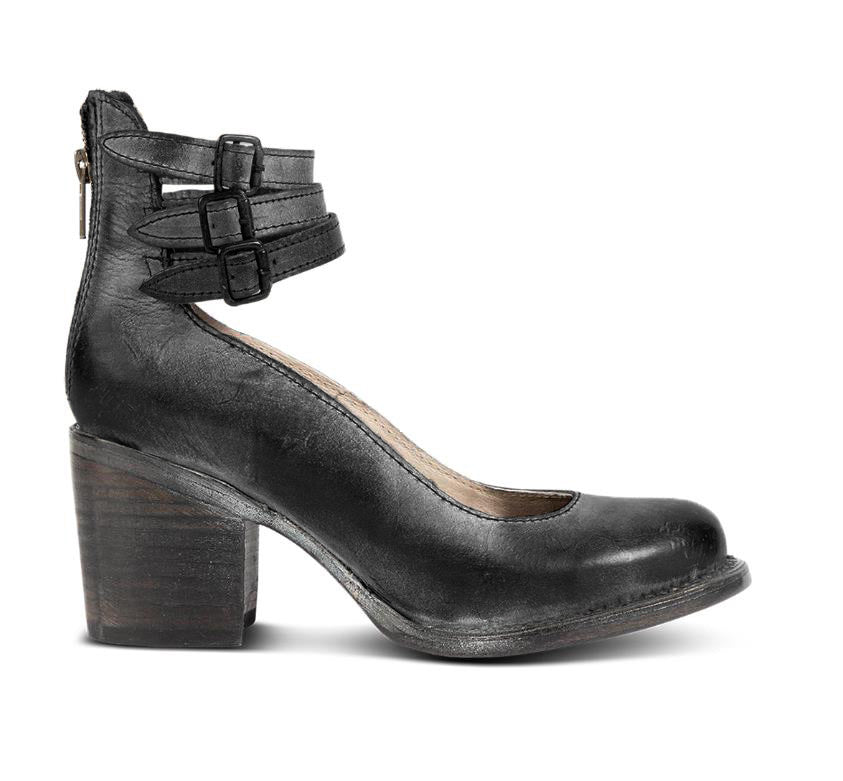 Timeless Vintage Leather Pumps