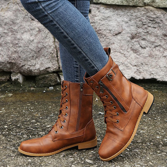 All-Day Fit Leather Boots