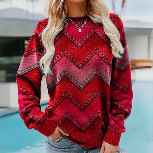 Tahlia | Geometric Knit Sweater